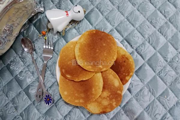 香蕉牛奶松饼的做法图解15