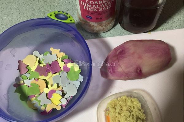 土豆牛肉松卡通面的做法图解1