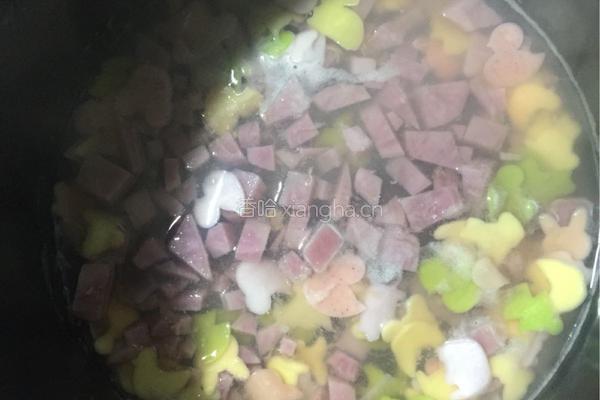 土豆牛肉松卡通面的做法图解5