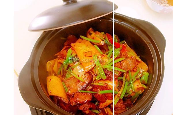 石锅千张焖肉的做法图解8