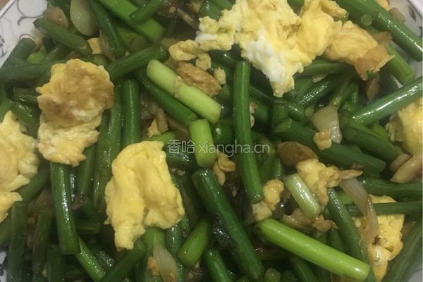 蒜苔炒鸡蛋（孕期）
