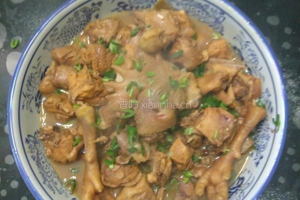 鲁菜大师蒋家菜酱烧炖鸡块的做法图解5
