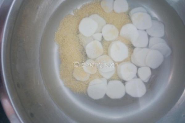 小米山药粥的做法图解4