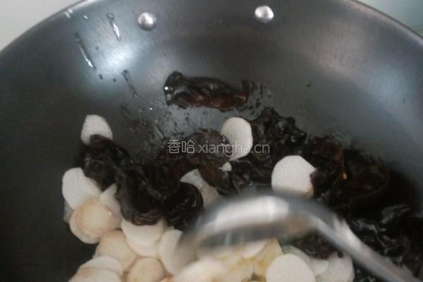 山药炒木耳的做法图解5