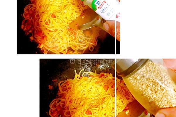 培根茄汁意面的做法图解7