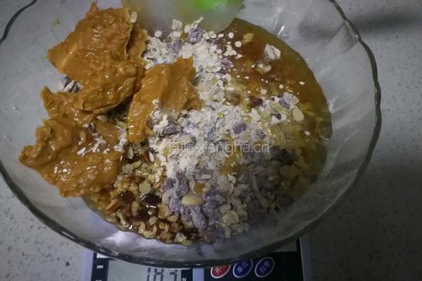 蜂蜜花生酱燕麦酥的做法图解5