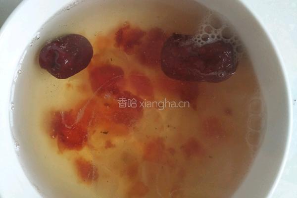 皂角米雪燕桃胶羹的做法图解4