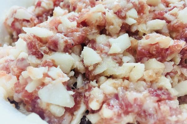 马蹄蒸肉饼的做法图解6