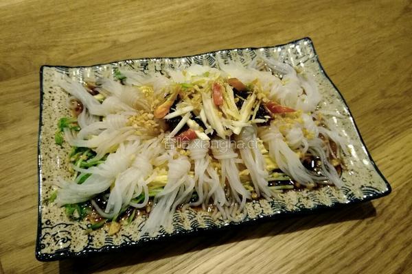 油淋魔芋丝结的做法图解4