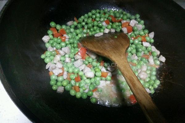 肉炒豌豆的做法图解5
