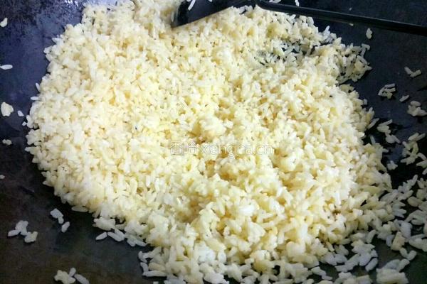紫菜炒饭的做法图解6