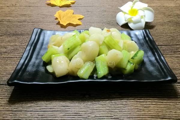 马蹄炒黄瓜的做法图解8