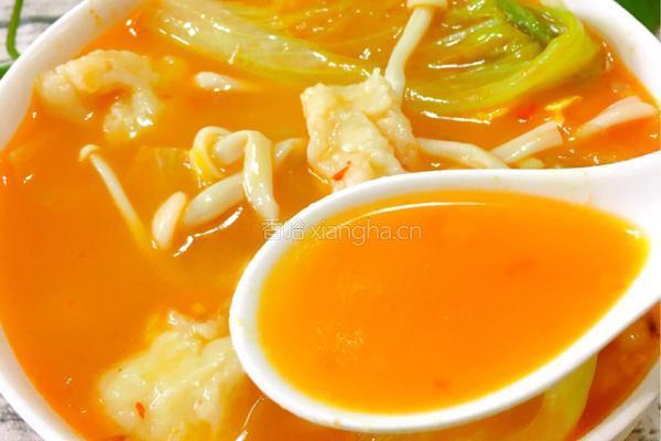 泡菜面疙瘩的做法图解1