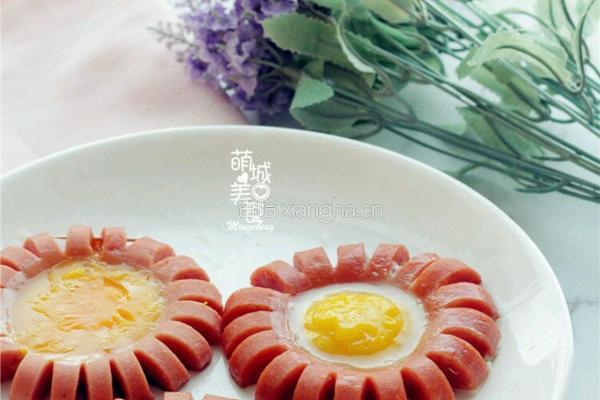 火腿煎蛋：超简单の高颜值花式早餐的做法图解8
