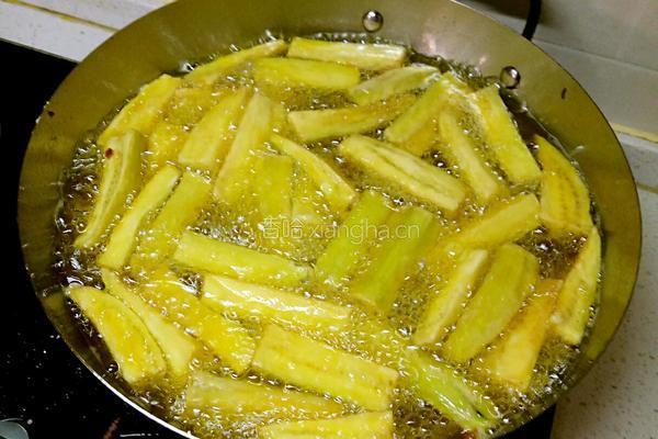 鲁菜大师蒋家菜糖醋茄条的做法图解3