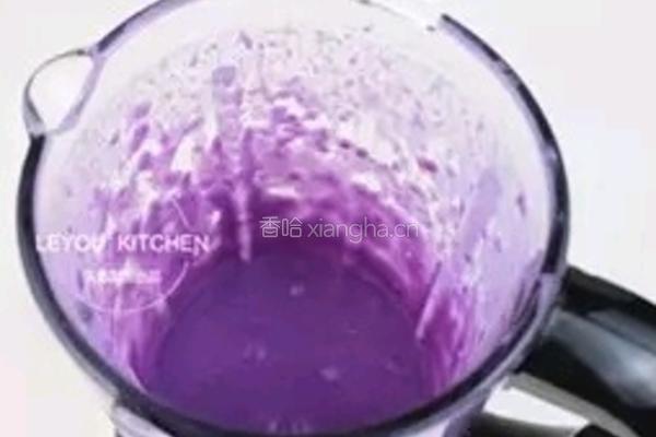 椰蓉紫薯糕的做法图解4