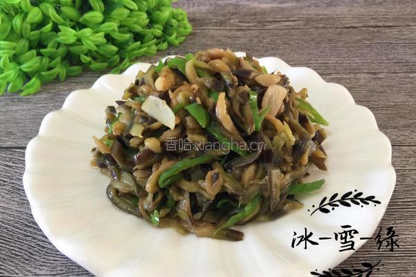 清炒茄丝的做法图解8