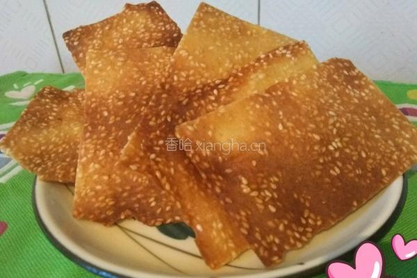 芝麻脆饼的做法图解1
