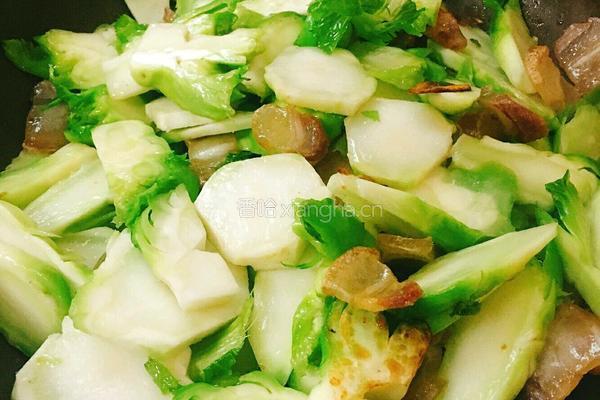 芥菜头超腊肉的做法图解6