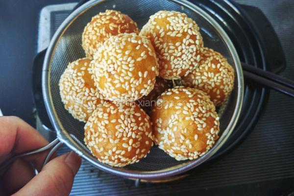 红薯芝麻球的做法图解14