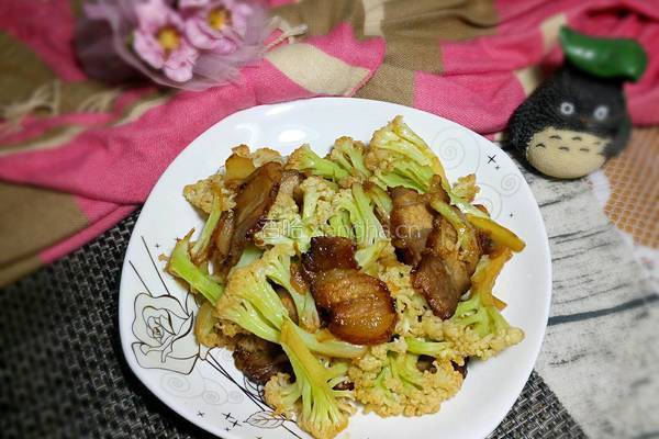 腊肉花菜的做法图解1