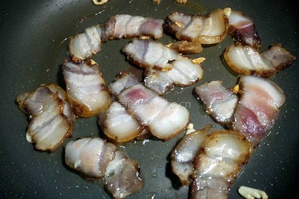 腊肉花菜的做法图解6