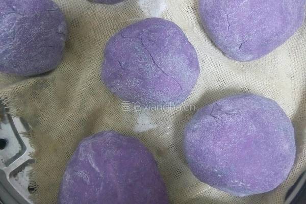 紫薯豆沙馅馒头的做法图解15