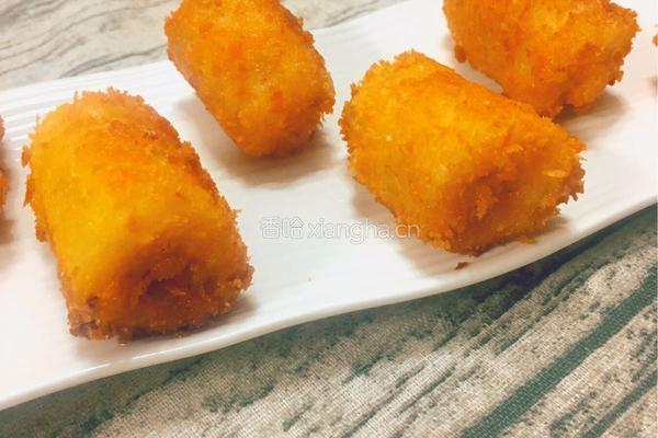 酥炸香蕉的做法图解1