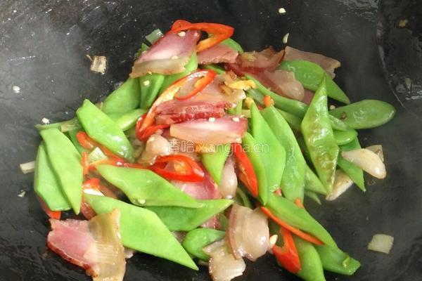腊肉炒芸豆的做法图解7