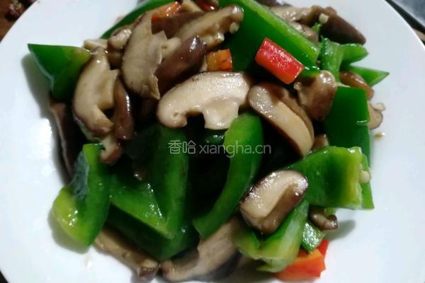 香菇炒圆椒的做法图解8