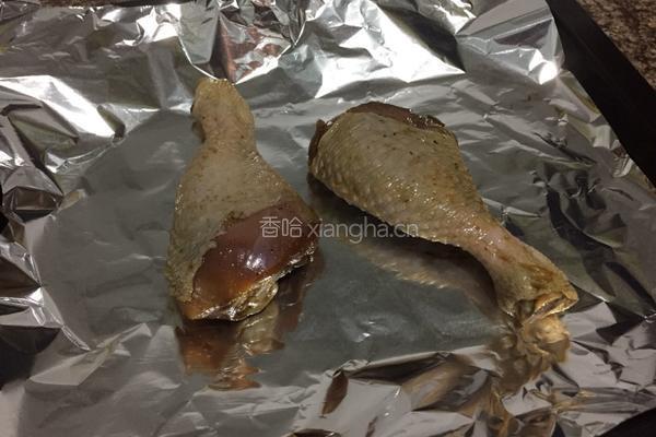 孜然烤鸡腿的做法图解5