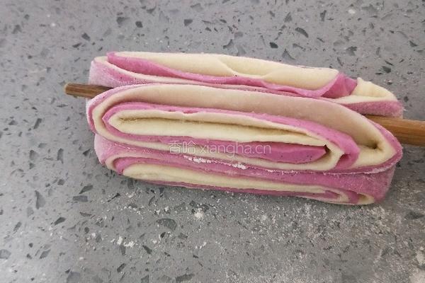 火龙果花卷的做法图解10