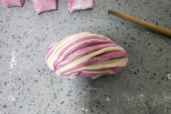 火龙果花卷的做法图解13