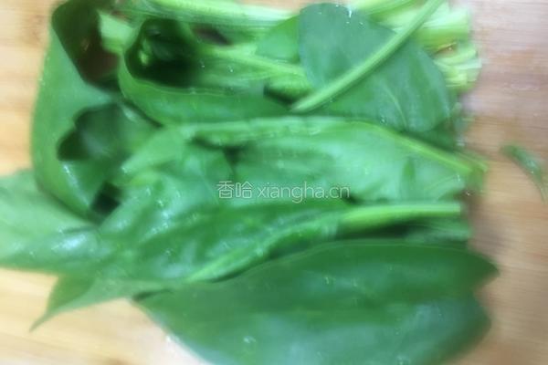 菠菜拌肝尖的做法图解7