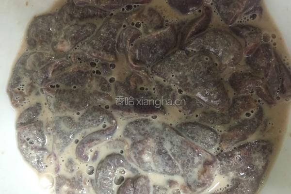 菠菜拌肝尖的做法图解6
