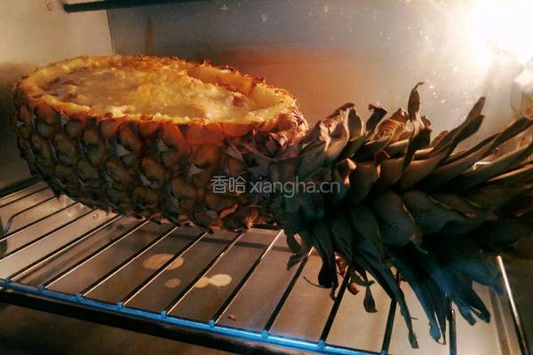 芝士焗菠萝饭的做法图解3