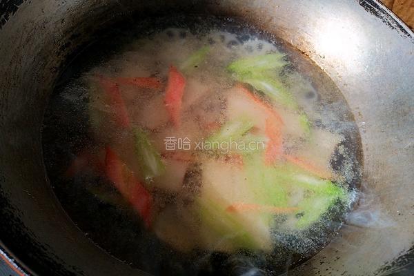 熏干拌莲藕的做法图解3