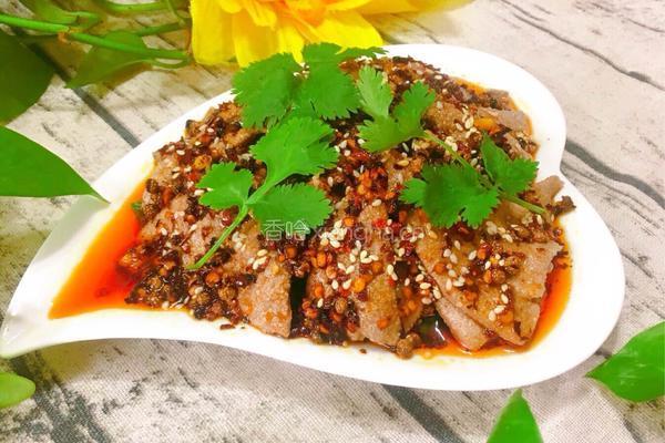 菠菜拌肝尖的做法图解1