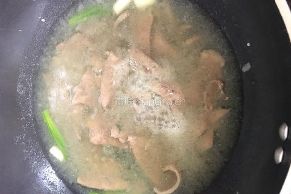 菠菜拌肝尖的做法图解11
