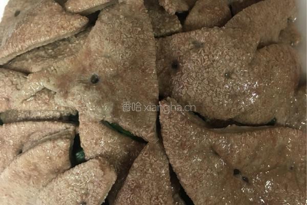 菠菜拌肝尖的做法图解15