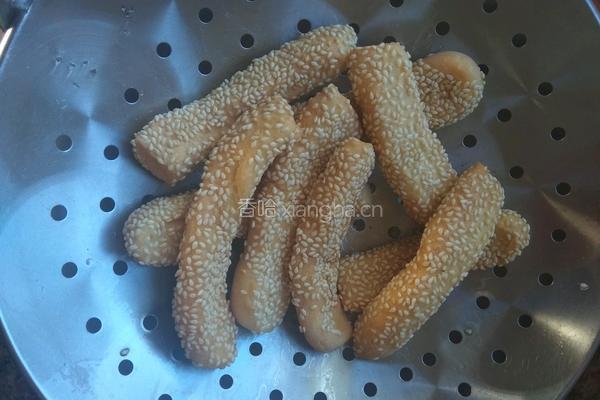 香脆芝麻条的做法图解16