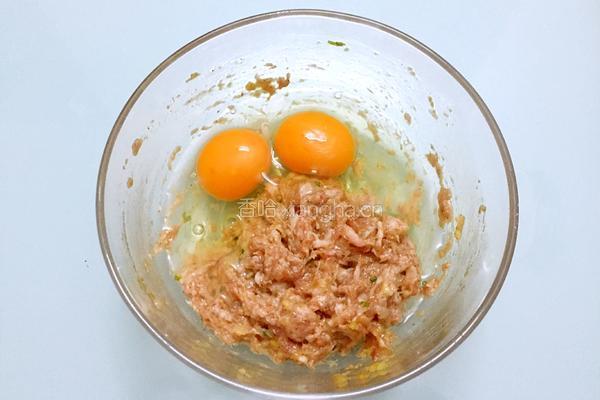 鸡蛋肉饼的做法图解6