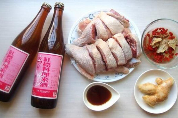 麻油雞麵線的做法图解3