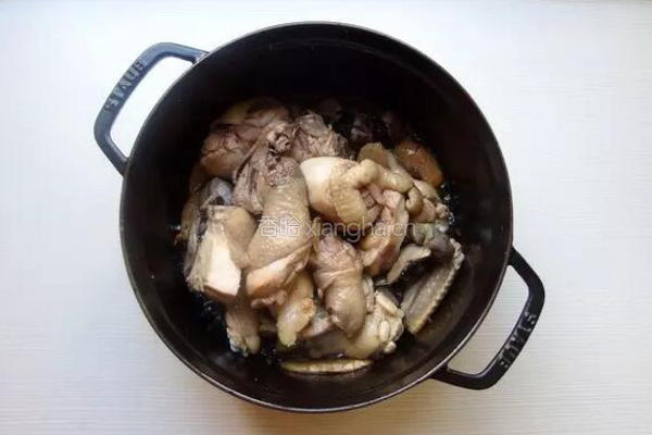 麻油雞麵線的做法图解5