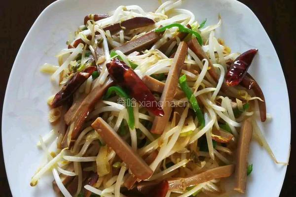 豆芽炒蛋定姐鸡蛋干的做法图解6