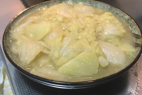 私家菜-白菜片炖土豆片的做法图解11