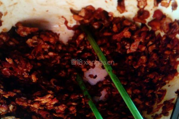 辣椒酿肉的做法图解2