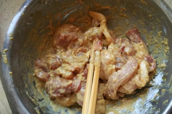 丝瓜酥肉汤的做法图解3