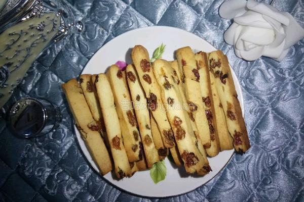 葡萄干饼干条的做法图解13