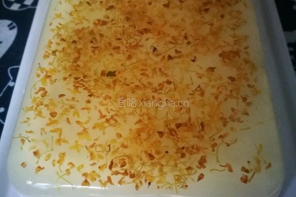 椰汁桂花糕的做法图解5
